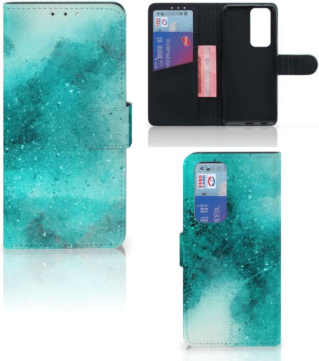 Hoesje OPPO Find X3 Neo 5G Painting Blue