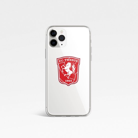 Foto: Iphone 12 hoesje iphone 12 pro hoesje iphone 12 case hoesje iphone 12 hoesje iphone 12 pro iphone 12 pro case siliconen hoesje transparant case met fc twente logo