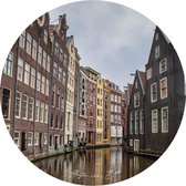 Muursticker Amsterdam -Ø 80 cm