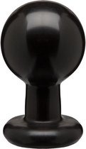 Doc Johnson - Built In America - Round Butt Plug - Large - Black