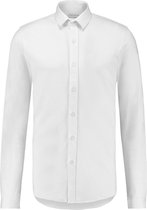 Purewhite - Heren Slim Fit Essential Overhemd - Wit - Maat XXL