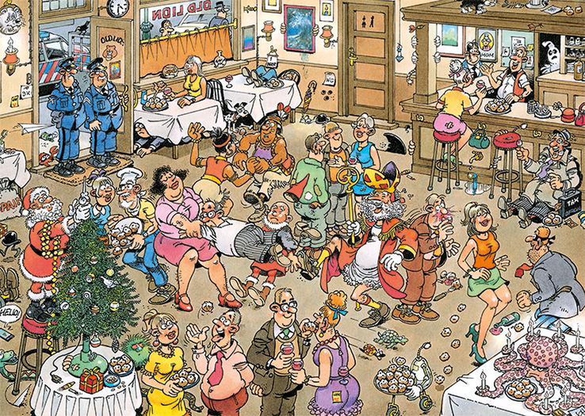 Jan van Haasteren Op Het Nieuwe Jaar! puzzel 500 stukjes