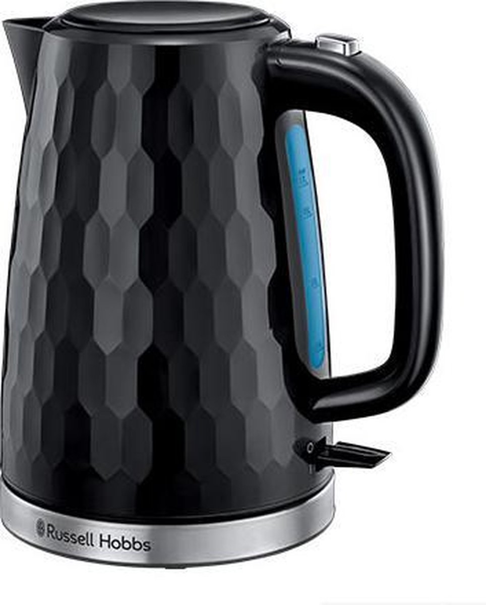 Russell Hobbs Honeycomb Black Kettle waterkoker - 1,7 l - 2400 W - Zwart
