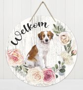 Bienvenue - kooikerhondje | Décoration murale - Plate Dog