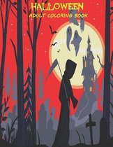 Halloween Adult Coloring Book