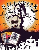 Halloween Adult Coloring Book