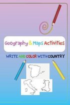 Geography & Maps Activities, WRITE AND COLOR WITH COUNTRY