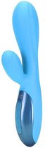 UltraZone Excite 6x Rabbit Style Silicone Vibe - Blue