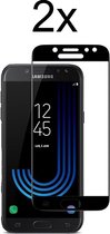 Samsung J5 2017 Screenprotector - Beschermglas Samsung Galaxy J5 2017 Screen Protector Glas - Full cover - 2 stuks