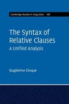 Cambridge Studies in Linguistics-The Syntax of Relative Clauses