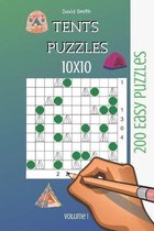 Tents Puzzles - 200 Easy Puzzles 10x10 vol.1