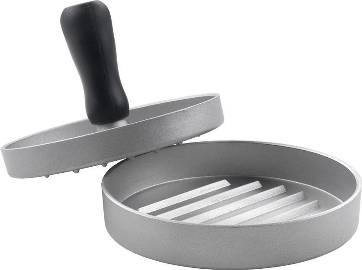 Metaltex - Hamburgerpers - Burger Press - BBQ Accesoires - Staal - 11,5 cm
