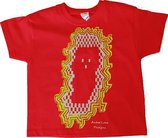 Anha'Lore Designs - Spookje - Kinder t-shirt - Rood - 3/4j (104)