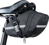 selle Sacoche de vélo - étanche - sac pour sous la selle - convient pour ranger Smartphone - Jusqu'à 6,2 pouces - noir - bandes réfléchissantes