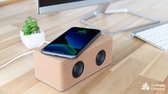 BASTA DOS - 6W Surround Sound Draadloze Speaker - Bluetooth Speaker - Draadloze Speaker - Draadloos Opladen - Draadloze Oplader - Wireless Charger - Draadloze Oplader iPhone 12 / 12 Mini / 12