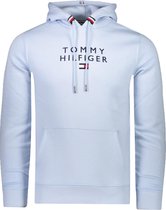 Tommy Hilfiger Sweater Blauw Normaal - Maat XXL - Heren - Herfst/Winter Collectie - Katoen;Polyester