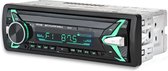 TechU™ Autoradio T06 Zwart Carbon met Afstandsbediening – 1 Din – Bluetooth – AUX – USB – SD – FM radio – RCA – Handsfree bellen – Variabel Kleuren Display