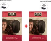 2 stuks HAIR ESSENTIALS haarborstel met ionische functie IC 134
