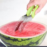 Rvs Watermeloen Slicer Corer meloen Smart slicer Mes voor Watermeloen Fruit Snijmachine keuken meubi Specification