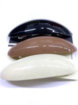 PATENTSPELDEN - HAARSPELDEN - HAARCLIP - ZWART - NUDE - ROOMWIT - 9 CM - SET 3 STUKS