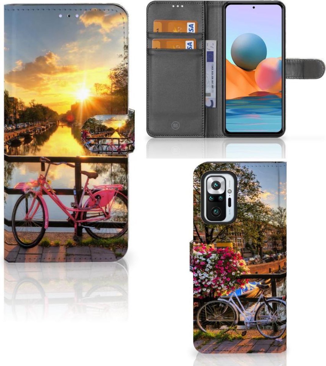 Xiaomi Redmi Note 10 Pro Flip Cover Amsterdamse Grachten