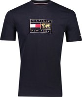 Tommy Hilfiger T-shirt Blauw Normaal - Maat M - Heren - Herfst/Winter Collectie - Katoen