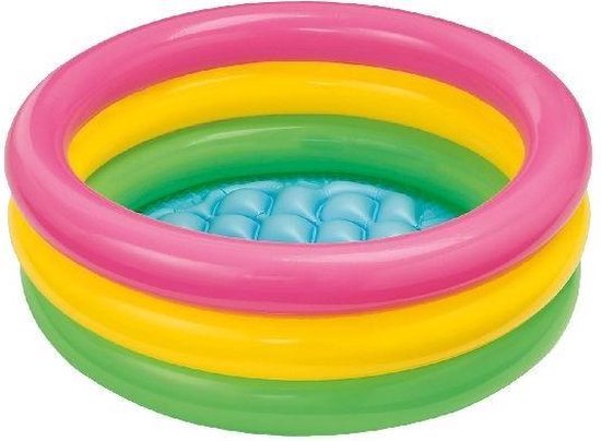 Intex - Zwembad Sunset Glow 3-ring 61x22cm - Kinderzwembad