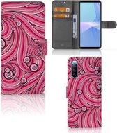 Hoesje ontwerpen Sony Xperia 10 III GSM Hoesje Swirl Pink