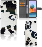 Mobiel Book Case Xiaomi Redmi Note 10 Pro GSM Hoesje Koeienvlekken