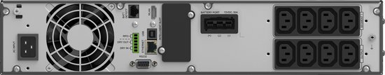 PowerWalker VFI 2000 ICR IoT Dubbele conversie (online) 2 kVA 2000 W 8 AC-uitgang(en) - PowerWalker
