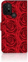 GSM Hoesje Motorola Moto G10 | G20 | G30 Mobiel Bookcase Red Roses