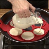 Pancake maker -  Pancake ring - poffertjesvorm - pancake vorm - pancake pan - ei vorm - poffertjespan - bakring - bakvorm - Crepe maker