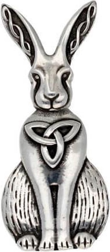 Broche Celtique St Justin En Alliage étain Plaqué Argent - Occasion