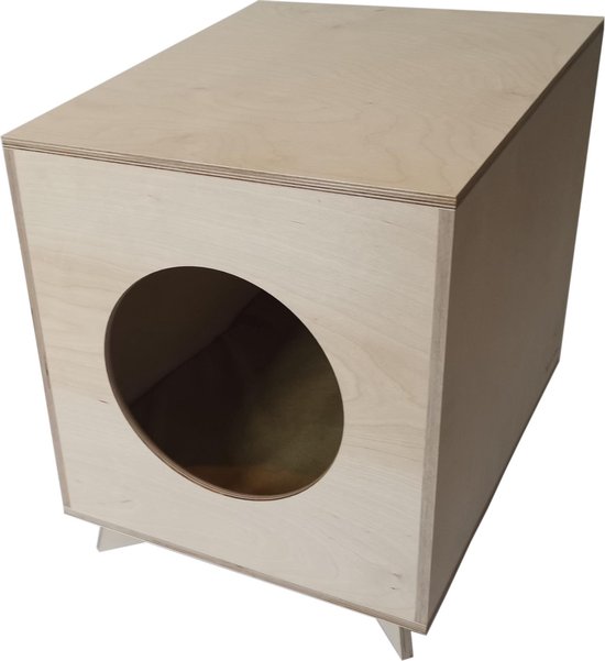 Lit pour chien en bois - niche pour chien design | bol.com