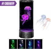 YELLYFISH® Jellyfish Nachtlamp – Lavalamp - Tafellampen – Nachtlampje Kinderen – Multi-Color – Kwallen lamp – 5 Kleuren - Rustgevend