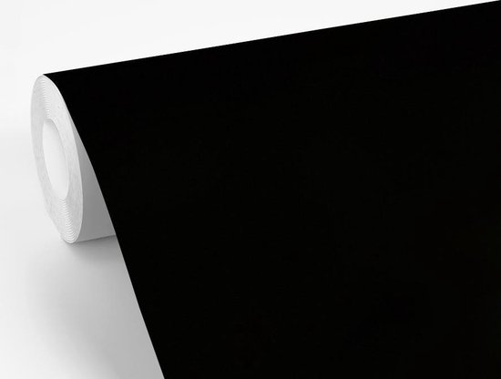 Papier peint Papier peint photo en vinyle - Chouette dans l'obscurité sur fond noir largeur 360 cm x hauteur 260 cm - Tirage photo sur papier peint (disponible en 7 tailles)
