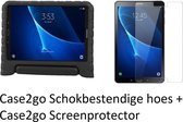 Samsung Galaxy Tab A 10.1 (2016/2018) hoes - Schokbestendige case met handvat + Screenprotector - Zwart