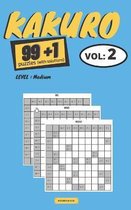 KAKURO puzzles: 99+1 KAKURO puzzles books Series - Book Vol.2 (Difficulty