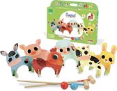 Vilac-Croquetspel-Farm Animals- houten boerderijdieren