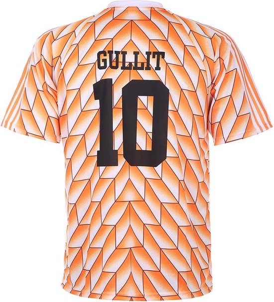 EK 88 Voetbalshirt Gullit 1988 - Oranje shirt - Nederlands Elftal - Voetbalshirts Kinderen - Jongens en Meisjes - Sportshirts - Volwassenen - Heren en Dames-S