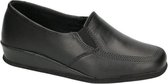 Rohde -Dames - zwart - pantoffels - maat 42