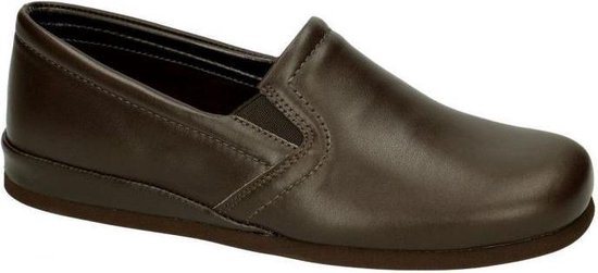 Rohde -Heren - bruin donker - pantoffels & slippers - maat 47