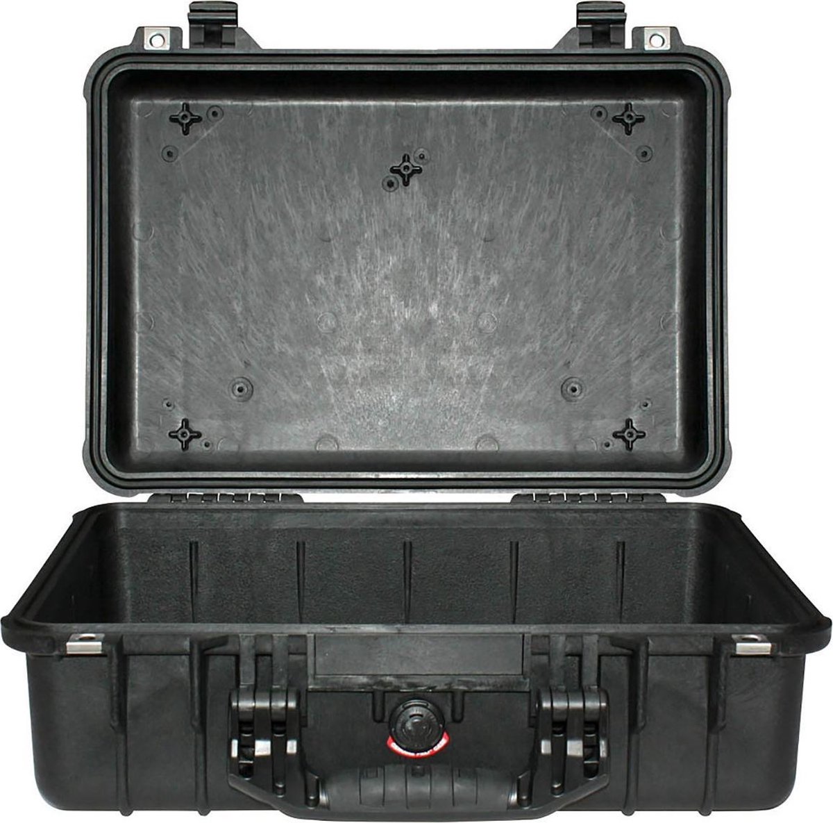 Homgoday Gefahrgutkoffer, universele koffer, aktetas, gereedschapskoffer, beschermkoffer met schuim, transportkoffer, camerakoffer, zwart, 27 x 24,6 x 12,4 cm, zwart, 27 x 24.6 x 12.4 cm