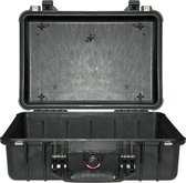 Peli Case   -   Camerakoffer   -   1500    -  Zwart   -  excl. plukschuim  42,50  x 28,40  x 15,50  cm (BxDxH)