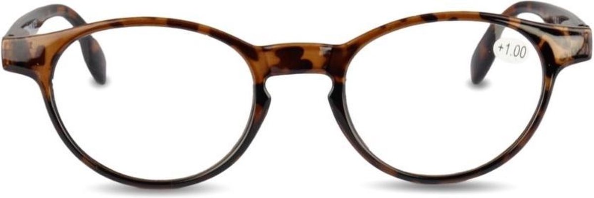 Orange85 Leesbril - +1.00 - Bruin - Heren - Dames - Leesbrillen