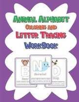 Animal Alphabet Coloring and Letter Tracing Workbook