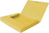 Elastobox oxford top file+ a4 40mm geel | 1 stuk