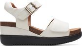 Clarks - Dames schoenen - Lizby Strap - D - Wit - maat 6,5