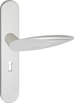 Impresso Sutton Deurklink – Deurbeslag – Ovaal – Deurschild met Sleutelgat – Aluminium
