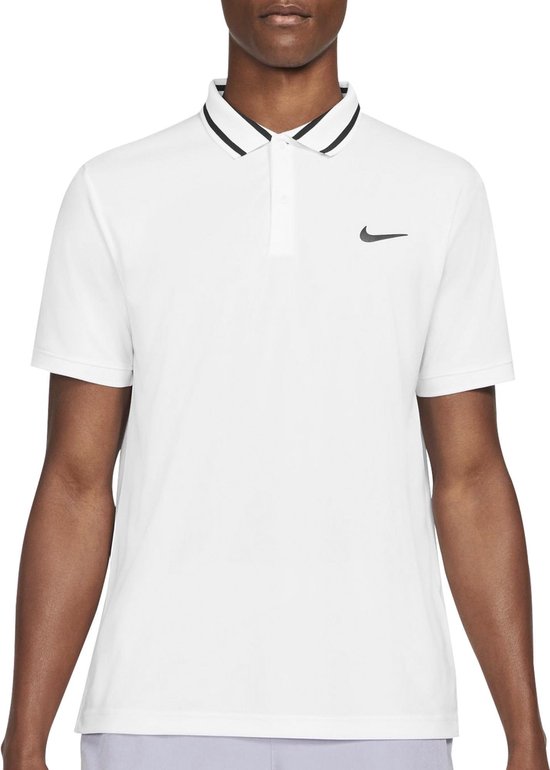 Nike Nike Court Dri-FIT Victory Polo Sportpolo - Maat M - Mannen - wit -  zwart | bol.com